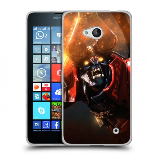 Дизайнерский пластиковый чехол для Microsoft Lumia 640 Dota 2