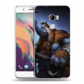 Дизайнерский пластиковый чехол для HTC One X10 Dota 2