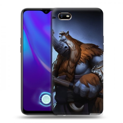 Дизайнерский силиконовый с усиленными углами чехол для OPPO A1k Dota 2