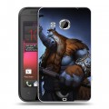 Дизайнерский пластиковый чехол для HTC Desire 200 Dota 2