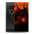 Дизайнерский пластиковый чехол для Sony Xperia XZs Dota 2