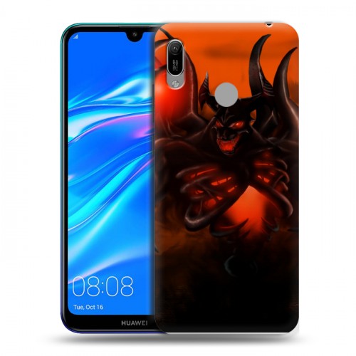 Дизайнерский пластиковый чехол для Huawei Y6 (2019) Dota 2