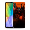 Дизайнерский пластиковый чехол для Huawei Y6p Dota 2