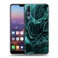 Дизайнерский силиконовый с усиленными углами чехол для Huawei P20 Pro Dota 2