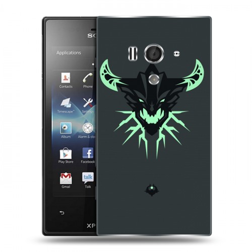 Дизайнерский пластиковый чехол для Sony Xperia acro S Dota 2