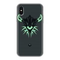 Дизайнерский силиконовый чехол для Iphone x10 Dota 2