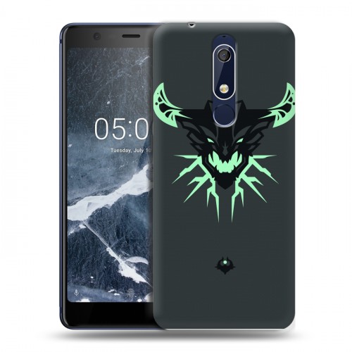 Дизайнерский пластиковый чехол для Nokia 5.1 Dota 2