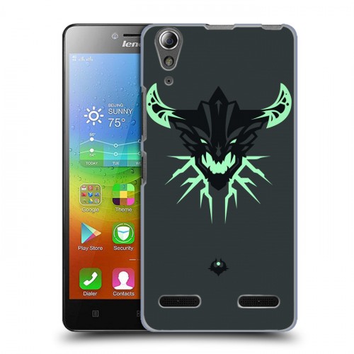 Дизайнерский пластиковый чехол для Lenovo A6000 Dota 2