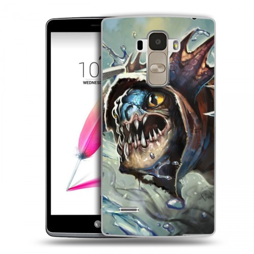 Дизайнерский пластиковый чехол для LG G4 Stylus Dota 2