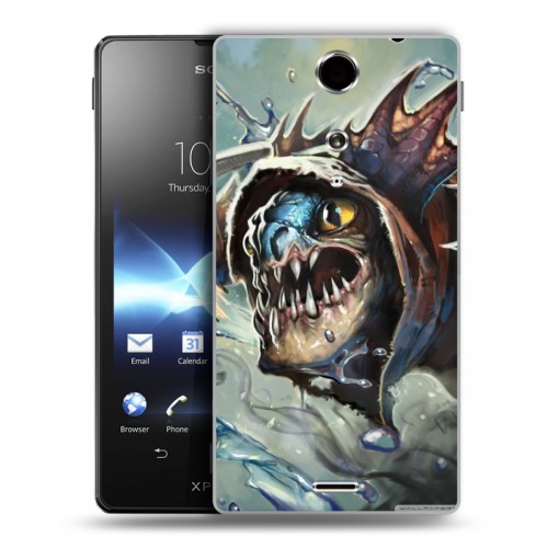 Дизайнерский пластиковый чехол для Sony Xperia TX Dota 2