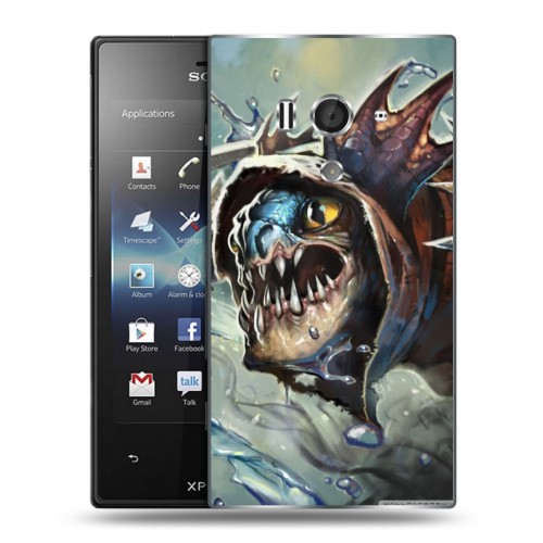 Дизайнерский пластиковый чехол для Sony Xperia acro S Dota 2