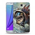 Дизайнерский пластиковый чехол для Samsung Galaxy Note 2 Dota 2