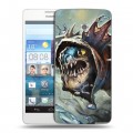 Дизайнерский пластиковый чехол для Huawei Ascend D2 Dota 2