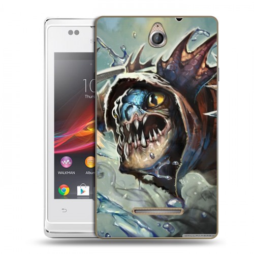 Дизайнерский пластиковый чехол для Sony Xperia E Dota 2