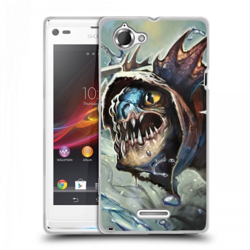 Дизайнерский пластиковый чехол для Sony Xperia L Dota 2