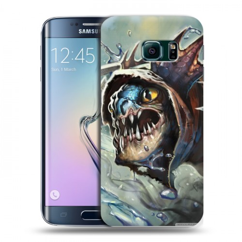 Дизайнерский пластиковый чехол для Samsung Galaxy S6 Edge Dota 2