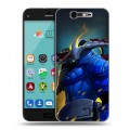 Дизайнерский силиконовый чехол для ZTE Blade S7 Dota 2