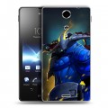 Дизайнерский пластиковый чехол для Sony Xperia TX Dota 2