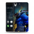 Дизайнерский пластиковый чехол для Huawei Y6II Dota 2