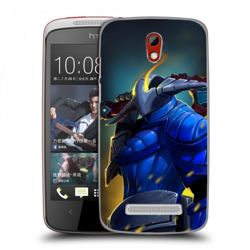 Дизайнерский пластиковый чехол для HTC Desire 500 Dota 2