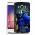 Дизайнерский пластиковый чехол для LG L60 Dota 2