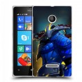 Дизайнерский пластиковый чехол для Microsoft Lumia 435 Dota 2