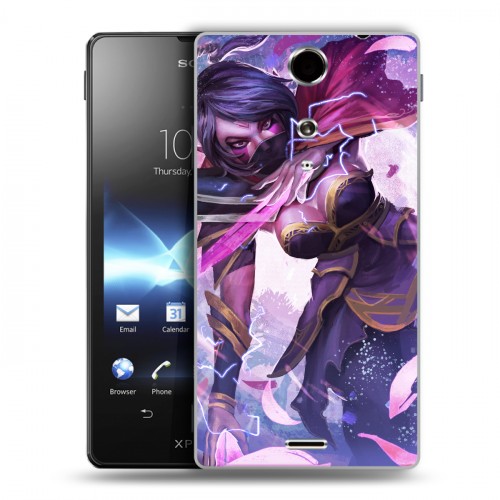 Дизайнерский пластиковый чехол для Sony Xperia TX Dota 2