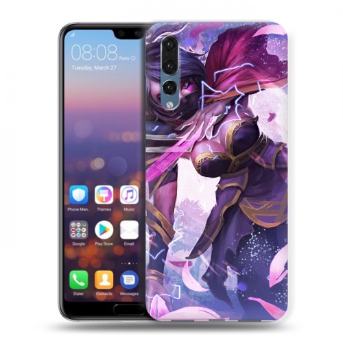 Дизайнерский силиконовый с усиленными углами чехол для Huawei P20 Pro Dota 2