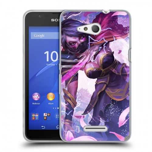 Дизайнерский пластиковый чехол для Sony Xperia E4g Dota 2