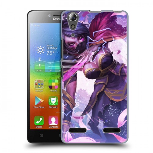 Дизайнерский пластиковый чехол для Lenovo A6000 Dota 2