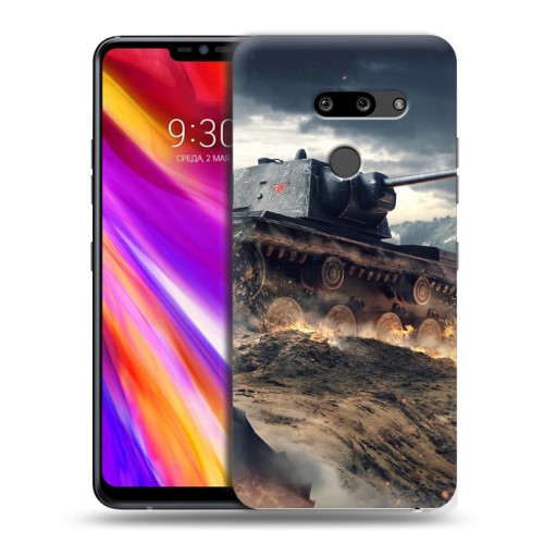 Дизайнерский пластиковый чехол для LG G8 ThinQ Танки