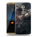 Дизайнерский пластиковый чехол для ZTE Axon 7 Танки