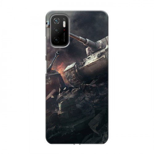 Дизайнерский силиконовый чехол для Xiaomi Poco M3 Pro Танки Дизайнерский силиконовый чехол для Xiaomi Poco M3 Pro Танки