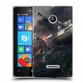 Дизайнерский пластиковый чехол для Microsoft Lumia 435 Танки