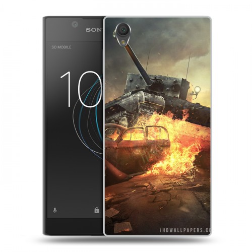 Дизайнерский пластиковый чехол для Sony Xperia L1 Танки