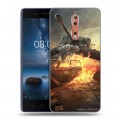 Дизайнерский пластиковый чехол для Nokia 8 Танки