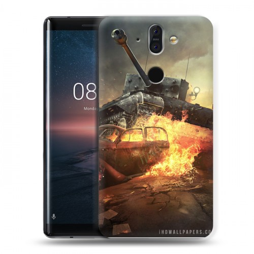 Дизайнерский силиконовый чехол для Nokia 8 Sirocco Танки