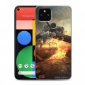 Дизайнерский пластиковый чехол для Google Pixel 5 Танки