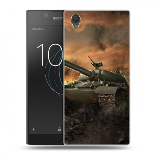 Дизайнерский пластиковый чехол для Sony Xperia L1 Танки