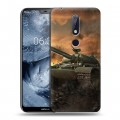 Дизайнерский пластиковый чехол для Nokia 6.1 Plus Танки