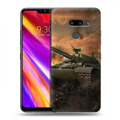 Дизайнерский пластиковый чехол для LG G8 ThinQ Танки