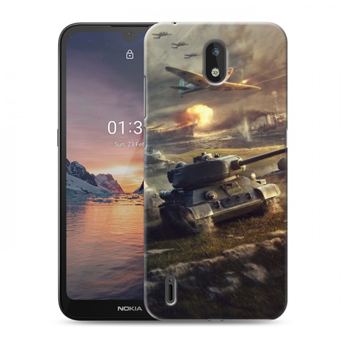 Дизайнерский силиконовый чехол для Nokia 1.3 Танки