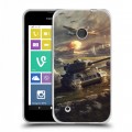 Дизайнерский пластиковый чехол для Nokia Lumia 530 Танки