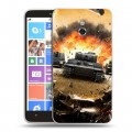 Дизайнерский пластиковый чехол для Nokia Lumia 1320 Танки