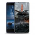 Дизайнерский пластиковый чехол для Nokia 8 Танки