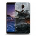 Дизайнерский пластиковый чехол для Nokia 7 Plus Танки