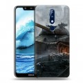 Дизайнерский силиконовый чехол для Nokia 5.1 Plus Танки