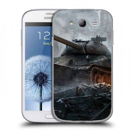 Дизайнерский пластиковый чехол для Samsung Galaxy Grand Танки