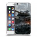 Дизайнерский силиконовый чехол для Iphone 6 Plus/6s Plus Танки