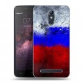 Дизайнерский силиконовый чехол для Homtom HT17 Российский флаг